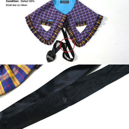 [Defect Sale] HEART ASPEN COLLAR (PURPLE)
