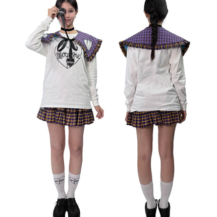 [Defect Sale] HEART ASPEN COLLAR (PURPLE)