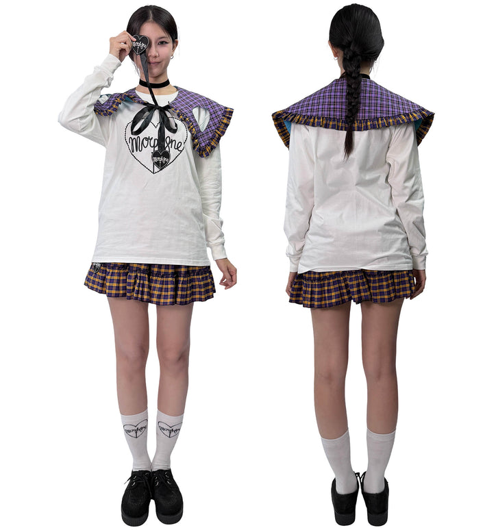 [Defect Sale] HEART ASPEN COLLAR (PURPLE)