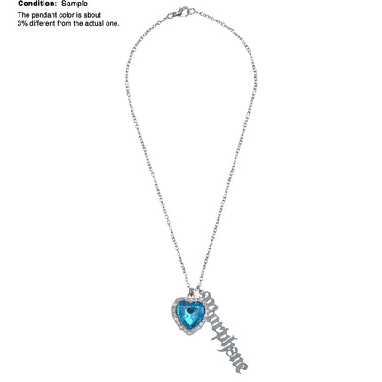 [Sample Sale] Glazed in Blue Rhinestone Necklace