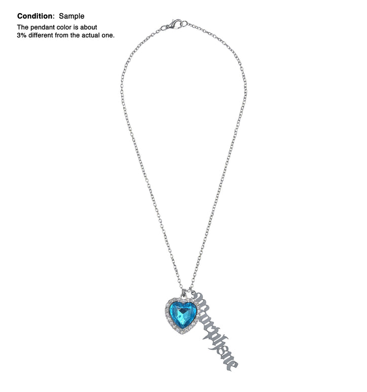 [Sample Sale] Glazed in Blue Rhinestone Necklace