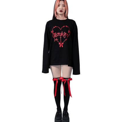 MORPH8NE_little red sweatshirt (B) + little red socks