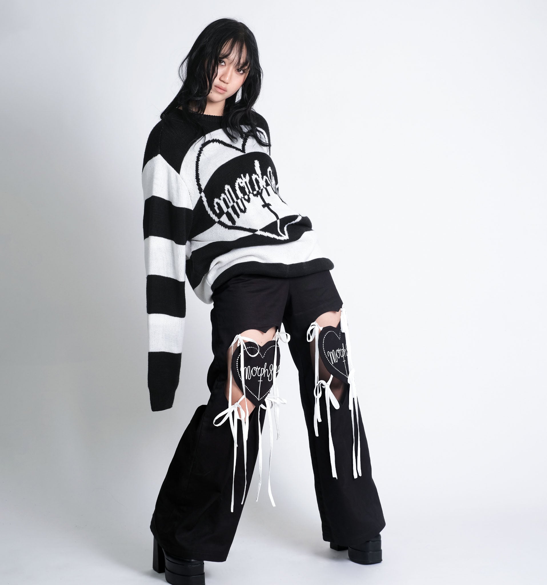 MORPH8NE STRIPED KNIT JUMPER – Morph8ne