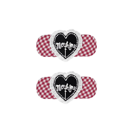 Heart-Aid Hair Clips