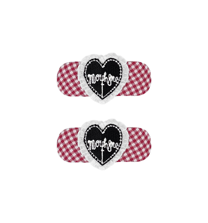 Heart-Aid Hair Clips
