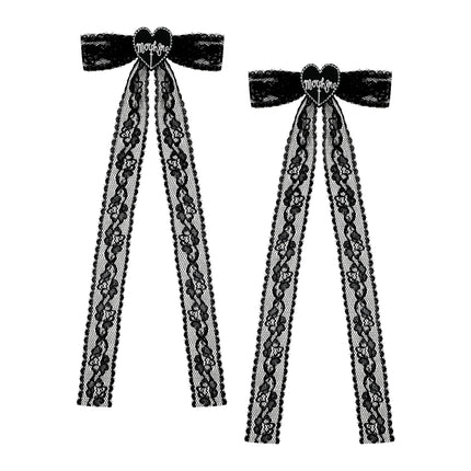 Lacy bow clips