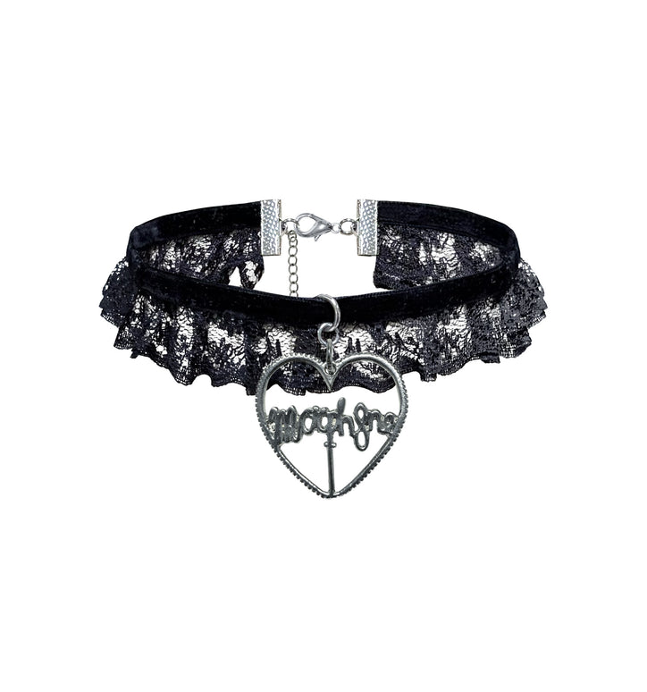 Morph8ne Ruffled Lace Choker