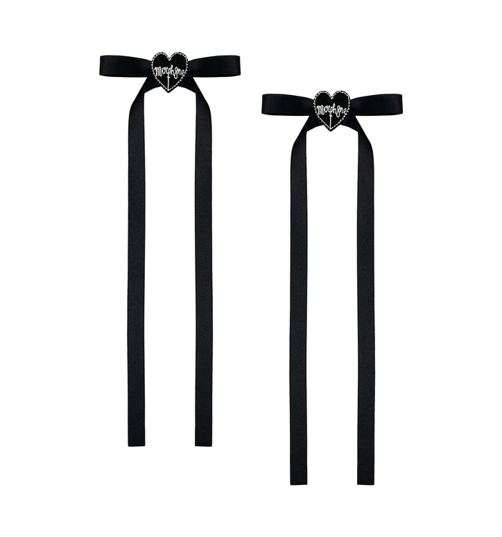 Swallow tail bow clips