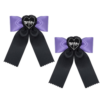 Wicked Tail Bow Clips