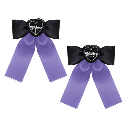 Wicked Tail Bow Clips