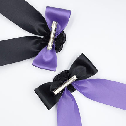 Wicked Tail Bow Clips