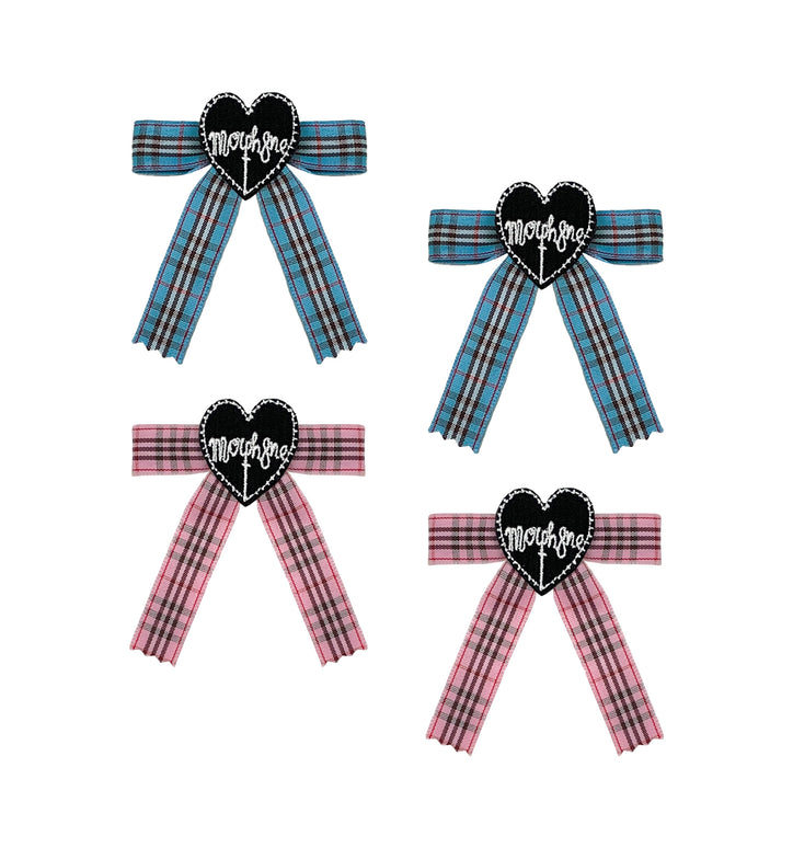 Tartan bow clips