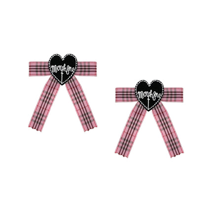 Tartan bow clips