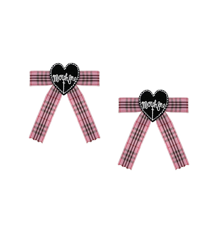 Tartan bow clips