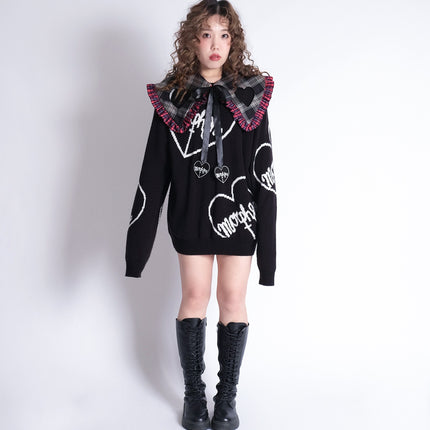 Morph8ne_Add on24_OS_Morph8ne Knit jumper+Heart Aspen collar(b) 01