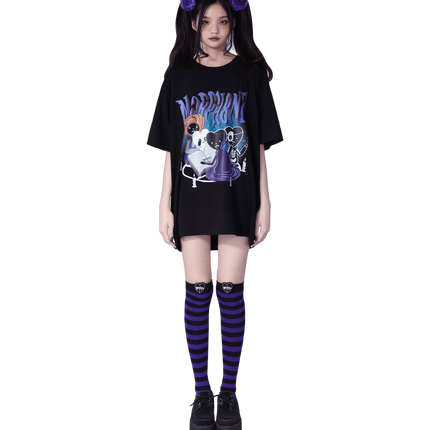Morph8ne_BadMood Club_LB_BADMOOD CLUB+CANDIES+TRICK OR TREAT HIGH KNEE SOCKS