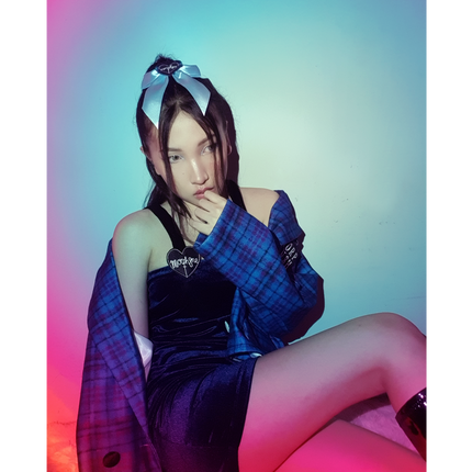 Morph8ne_Berry_OS_Berry-Plaid-blazer 05