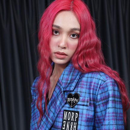 Morph8ne_Berry_OS_Berry-Plaid-blazer01-scaled