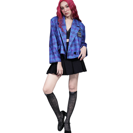 Morph8ne_LittleB_LB_Blue Plaid Blazer 03