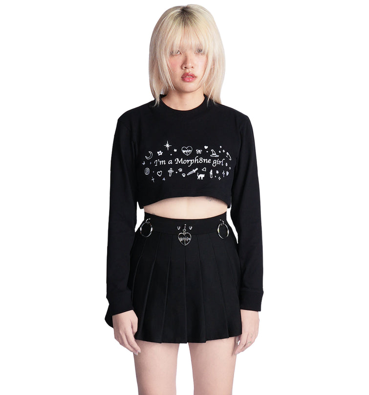 Morph8ne girl sweat crop