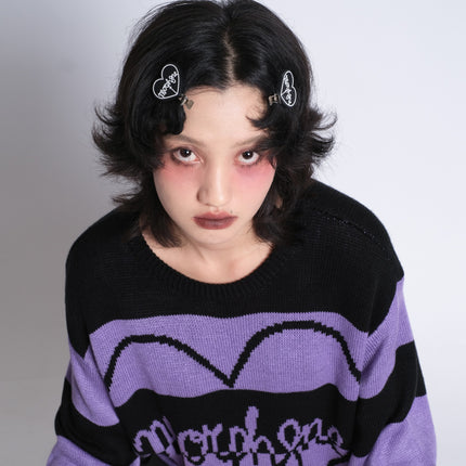 Morph8ne_PT_OS_Morph8ne striped knit jumper(PP)+Mor8ne Hair Clips 06