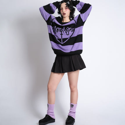 Morph8ne_PT_OS_Morph8ne striped knit jumper(PP)+Morph8ne Hair Clips+Follow me 01