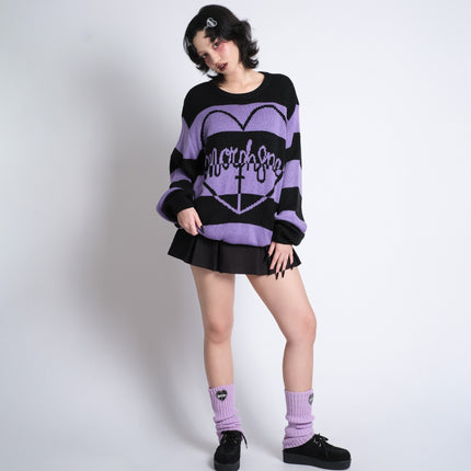Morph8ne_PT_OS_Morph8ne striped knit jumper(PP)+Morph8ne Hair Clips+Follow me 02