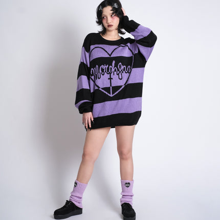 Morph8ne_PT_OS_Morph8ne striped knit jumper(PP)+Morph8ne Hair Clips+Follow me 03