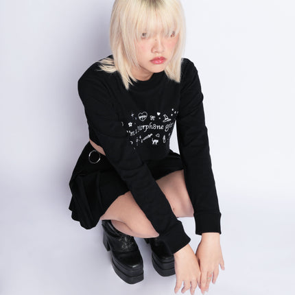 Morph8ne girl sweat crop