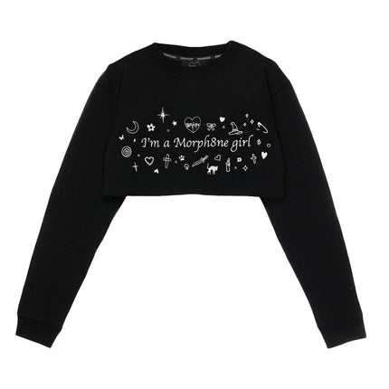 Morph8ne girl sweat crop