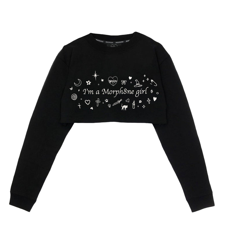 Morph8ne girl sweat crop