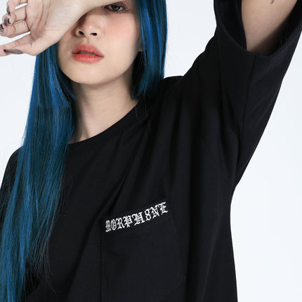 og pocket tee black