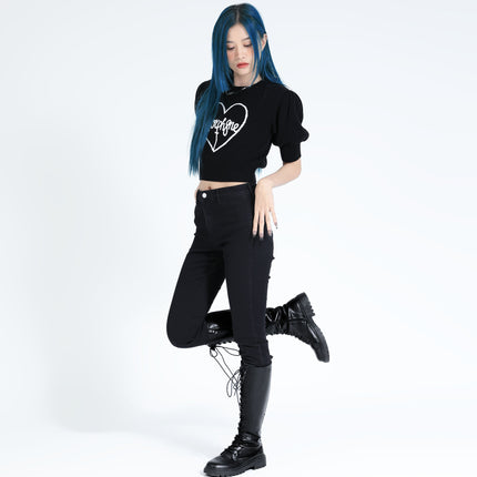 puff-sleeve knit top 02